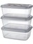 3'lü 1200 ml Saklama Kabı Seti, Beyaz, Pratik ve Şık Mutfak Gereçleri 1