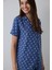 İndigo Hailee Çiçek Desenli Gömlek Yaka Kısa Kollu Pijama Takımı 2