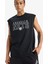 %100 Pamuk NBA Brooklyn Nets Oversize Geniş Kalıp Bisiklet Yaka Atlet E7284AX25AU 4