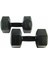 5 kg Siyah Vinyl Çiftli Dambıl Seti, Dayanıklı ve Şık Spor Ekipmanı 1