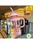 Pembe 1300ML Büyük Kapasiteli Pipetli Su Matara Spor ve Detoks Için Ideal 1