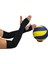 Siyah Spor Voleybol Kolluğu, Likralı, Rahat ve Şık Tasarım, Çiftli Paket 2