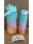 Pembe 2l ve 900ML Spor Su Şişesi, Motivasyonel Tasarım, Dayanıklı ve Şık Ürün 4