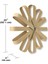 Ribbonwood Duvar Saati Doğal Renk Çap: 50 cm 6