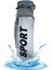 Beyaz 750ML Sporcu Matara Akrilik Pipetli Su Şişesi 3