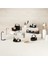 Bellwood Organizatör Siyah/ceviz 29X20X17 cm 2