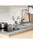 Sabun Pompalı Sling Lavabo Rafı Beyaz Renk 22X18 cm 5