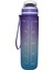 Mor 1 Lt Motivasyonel Çizgili Matara, Spor ve Outdoor Için Bpa Free 3
