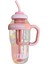 1300 ml Büyük Detoks Su Şişesi, Pipetli, Süzgeçli, Taşıma Saplı, Seyahat ve Okul Için 3