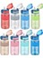 440ML Mini Silikon Gövde Pipetli Tritan Su Şişesi, Gri Renk 2