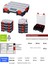 Kilitli Vida Kutusu 270X330X60 Mm, Dayanıklı Organizatör Takım Çantası 2