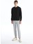 Bisiklet Yaka Uzun Kollu Erkek Sweatshirt (W4) 2