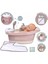 7600220368 Baby Nurse Sesli ve Işıklı Balneo Banyo Seti -Simba 3