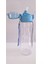 Mavi Şeffaf Otomatik Kapaklı Pipetli Su Matarası, Bpa Free, Pratik ve Kullanışlı 2
