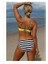 Balenli Kaplı Straplez Bikini Takım 6