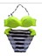 Balenli Kaplı Straplez Bikini Takım 10