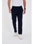 Unisex Üç Iplik Basic Eşofman Özel Tasarım Pantolon - Lacivert 1