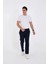 Unisex Üç Iplik Basic Eşofman Özel Tasarım Pantolon - Lacivert 3