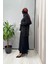 Omuz Düğme Detaylı Bluz Siyah T25Y-6067 5
