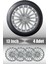 Seat Ibiza Cordoba 13" Inç Uyumlu 4 Adet 1 Takım Gri Kırılmaz Esnek Jant Kapağı 016 1