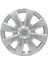 Volkswagen Caddy Touran 15" Inç Uyumlu 4 Adet 1 Takım Gri Kırılmaz Esnek Jant Kapağı 004 3