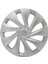 Skoda Fabia Octavia Rapid 15" Inç Uyumlu 4 Adet 1 Takım Gri Kırılmaz Esnek Jant Kapağı 032 3