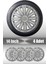 Skoda Roomster Rapid 14" Inç Uyumlu 4 Adet 1 Takım Gri Kırılmaz Esnek Jant Kapağı 022 1