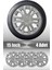 Renault Modus Laguna Espace Spring 15" Inç Uyumlu 4 Adet 1 Takım Gri Kırılmaz Esnek Jant Kapağı 007 1