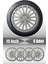 Peugeot Rifter Expert 15" Inç Uyumlu 4 Adet 1 Takım Gri Kırılmaz Esnek Jant Kapağı 016 1