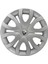 Renault Clio Symbol Megane 15" Inç Uyumlu 4 Adet 1 Takım Gri Kırılmaz Esnek Jant Kapağı 007 3