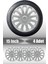 Seat Leon Toledo Altea 15" Inç Uyumlu 4 Adet 1 Takım Gri Kırılmaz Esnek Jant Kapağı 012 1