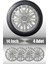 Chevrolet Kalos Aveo 14" Inç Uyumlu 4 Adet 1 Takım Gri Kırılmaz Esnek Jant Kapağı 015 1