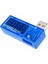 Dijital LED Ekran USB Güç Voltaj ve Akım Ölçüm Cihazı 6