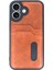 Iphone 16 Kılıf Sara Kartvizitli Deri Kılıf - Taba Dsdrn 3