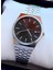 Gümüş Renk 36 mm Ufak Kasa Takvimli Çelik Kordon Erkek Kol Saati 4