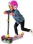 Scotti Glow - 3 Tekerlekli Işıklı Scooter - Pembe 3