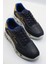 Erkek Sneaker Lacivert Desenli Ayakkabı 1