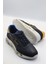 Erkek Sneaker Lacivert Desenli Ayakkabı 2