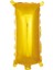 Vitrini I Harfi 16 Inç Gold Renk Folyo Balon 36 cm (Altın) 1