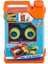 Wheels Monster Trucks Taşınabilir Oyun Seti 1:64 Ölçekli Motosaurus Oyuncak Araç ve Ezilmiş 2 Araba Bulunan Monster Trucks Taşınabilir Oyun Seti HXT04 1