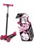 Wheels Scooter Işıklı Pembe 1
