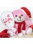 Oyuncak Noel Baba,yılbaşı,20-25 cm Pelüş Ayıcık, 20 cm Teddy Bear, Atkılı Balonlu Tedy Bear,yumuşak Ayıcık, Sevgiliye Hediye,ayı Teddy,peluş Ayıcık,plush Toys,oturan Ayı,ofis Hediyesi (Noelpembe) 1