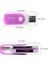 Pc Için USB Sd Kart Okuyucu, Micro Sd Karttan USB Adaptörüne, Kamera Için Ms Duo/micro Ms Kart Okuyucu Hafıza Kartı Okuyucu, Pc/dizüstü Bilgisayar Için Kart Okuyucu Mor 2