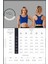 Kadın Alt-Üst Takım Şort & Sabit Pedli Üst Crop Denizde Havuzda Sporda Swimsuit Mavi Takım 3107 10