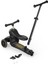 & Ride Highwaykick 1 Push And Go Kickboard, Oturaklı Çocuk Scooter'ı, 2'si 1 Arada Direksiyonlu, 1 2 Yaşından Itibaren Büyüyen, Yüksekliği Ayarlanabilir, Aletsiz (Black & Gold (Sınırlı Sürüm)) 3