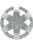 Seat Ibiza Leon 16" Inç Uyumlu 4 Adet 1 Takım Gri Kırılmaz Esnek Jant Kapağı 038 3