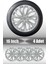 Hyundai Accent Elentra Tucson 16" Inç Uyumlu 4 Adet 1 Takım Gri Kırılmaz Esnek Jant Kapağı 039 1
