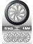 Ford Transit 16" Inç Uyumlu 4 Adet 1 Takım Gri Kırılmaz Esnek Jant Kapağı 032 1