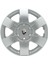 Renault Fluance Taliant Scenic 16" Inç Uyumlu 4 Adet 1 Takım Gri Kırılmaz Esnek Jant Kapağı 038 3