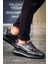 J179 Sporty Runner Ortopedik Taban Günlük Rugan Erkek Sneaker Spor Ayakkabı Rst Siyah 2